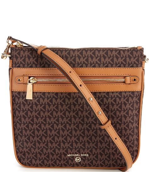 michael michael kors jet set signature large cross body bag|Michael Kors extra small crossbody.